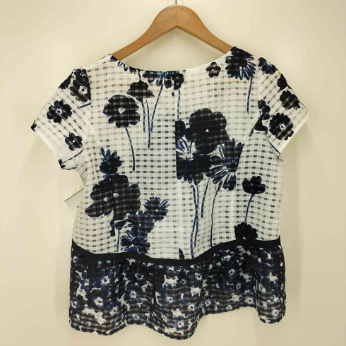 トゥービーシック TO BE CHIC チェック シアー フラワートップス レディース JPN:40