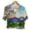 デシグアル Desigual LANDSCAPE SHIRT MARAVILLA 富士山 クロップシャツ レディース import:S
