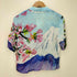 デシグアル Desigual LANDSCAPE SHIRT MARAVILLA 富士山 クロップシャツ レディース import:S