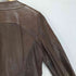 ノースビーチ NORTH BEACH lamb leather ラムレザー ノーカラーレザージャケット レディース M