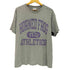 チャンピオン Champion 90-00s USA製 フットボールプリント 3段 クルーネック 半袖Tシャツ メンズ import:L