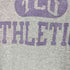 チャンピオン Champion 90-00s USA製 フットボールプリント 3段 クルーネック 半袖Tシャツ メンズ import:L