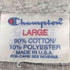 チャンピオン Champion 90-00s USA製 フットボールプリント 3段 クルーネック 半袖Tシャツ メンズ import:L