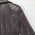 CLASSIQUES lamb leather ラムレザー 袖裾デザイン レザー3Bテーラードジャケット レディース