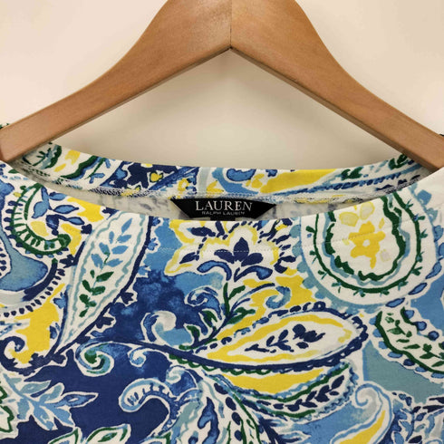 ローレンラルフローレン LAUREN RALPH LAUREN ペイズリー 総柄 プリント トップ レディース import:XS