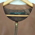Bark Tannage lamb leather ラムレザー ノーカラーレザージャケット レディース 38