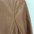 Bark Tannage lamb leather ラムレザー ノーカラーレザージャケット レディース 38