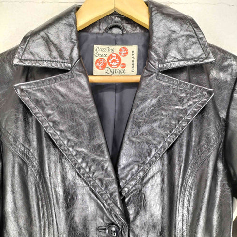 Dazzling Grace cow leather カウレザー チェスターコート レディース 38