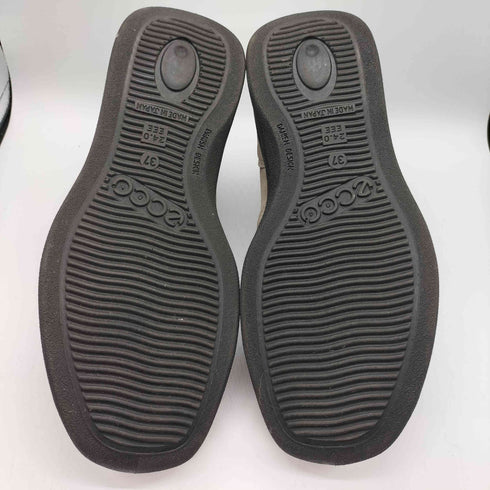 エコー ecco スエード レザー コンフォート スリッポン スニーカー レディース JPN:24