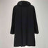 pure cashmere blue fox fur カシミヤ100 襟フォックスファー ステンカラーコート レディース 9AR