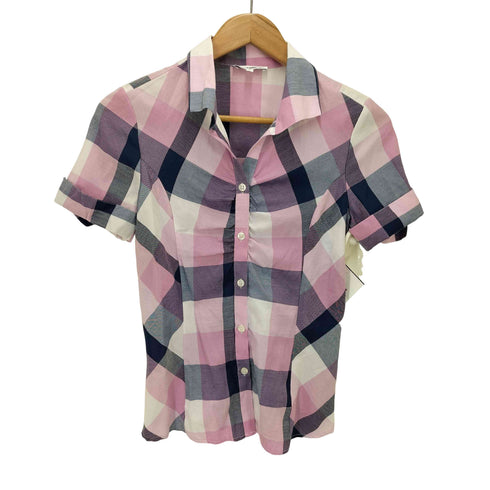 ナラカミーチェ NARACAMICIE ブロック チェック S/S シャツ レディース 0