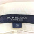 バーバリーロンドン BURBERRY LONDON ロゴ刺繍 長袖 シャツ レディース 38