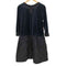 ヒロココシノ HIROKO KOSHINO ベロア切替 ワンピース レディース JPN:38