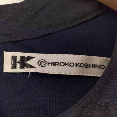 ヒロココシノ HIROKO KOSHINO ベロア切替 ワンピース レディース JPN:38