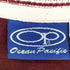 オーシャンパシフィック Ocean Pacific 80S パイル地 ロゴ刺繍 S/S ポロシャツ メンズ import:L