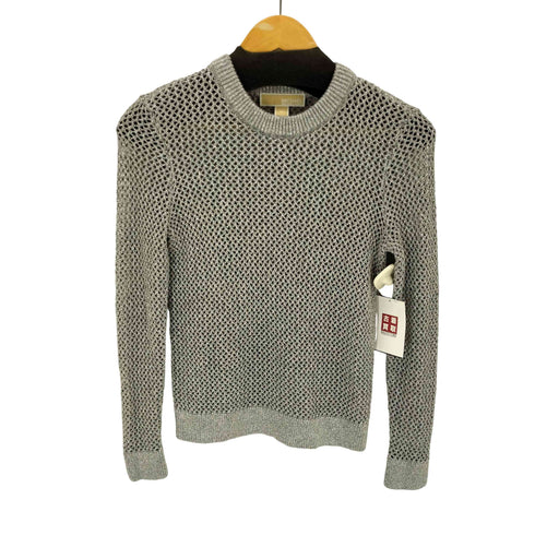 マイケルマイケルコース Michael Michael Kors メタリック メッシュ クルーネック セーター レディース S/P
