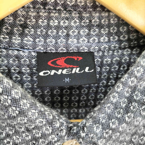 オニール ONEILL 刺繍ロゴ 総柄 シャツ メンズ import:M