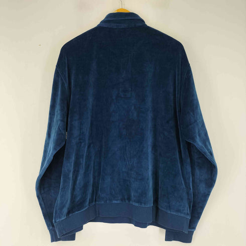 ジョンブレア JOHN BLAIR 90-00S ベロア ポケット L/S ポロシャツ メンズ import:XL