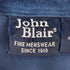 ジョンブレア JOHN BLAIR 90-00S ベロア ポケット L/S ポロシャツ メンズ import:XL