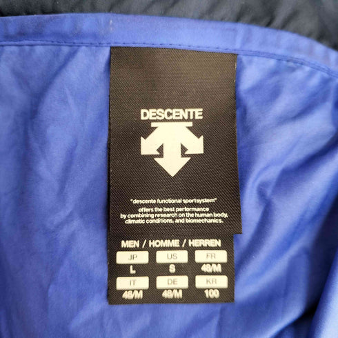 デサント descente S/S ハーフジップナイロンパーカー メンズ JPN:L