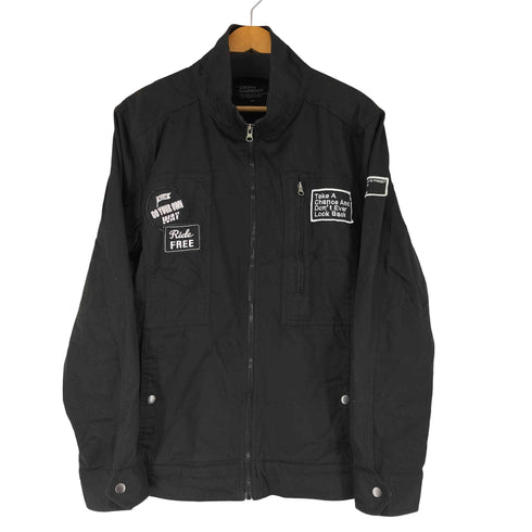 CREBAR GARMENTS ワッペンデザイン ジップアップジャケット メンズ JPN:XL