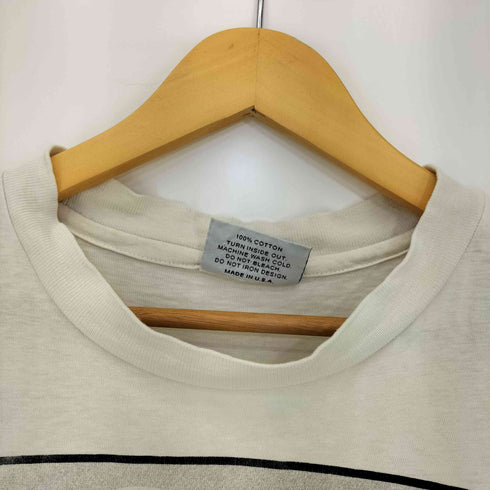 Larry Labonte 90s USA製 シングルステッチ LITTLE BOY LAUGHING フォトプリント Tシャツ メンズ import:M