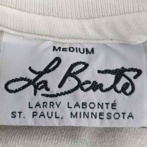 Larry Labonte 90s USA製 シングルステッチ LITTLE BOY LAUGHING フォトプリント Tシャツ メンズ import:M