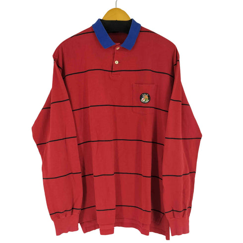 ポロバイラルフローレン Polo by RALPH LAUREN 90S USA製 クッキー パッチ L/S ポロシャツ メンズ JPN:XL