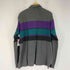ポロバイラルフローレン Polo by RALPH LAUREN 90S MADE IN USA スモールポニー刺繍 ボーダー L/S ポロシャツ メンズ import:L