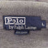ポロバイラルフローレン Polo by RALPH LAUREN 90S MADE IN USA スモールポニー刺繍 ボーダー L/S ポロシャツ メンズ import:L