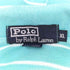 ポロバイラルフローレン Polo by RALPH LAUREN 90S スモールポニー刺繍 ボーダー S/S ポロシャツ メンズ import:XL
