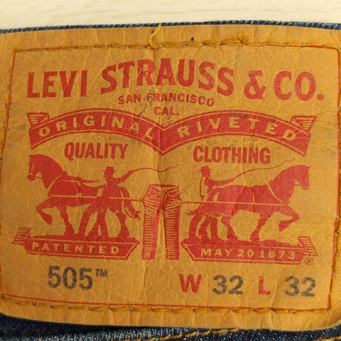 リーバイス Levis 505 ストレートデニムパンツ メンズ W32 L32