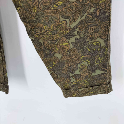 ズッカ ZUCCa 2-Tuck All-Over Print Cotton Pants 2タック 総柄 コットン パンツ レディース JPN:M