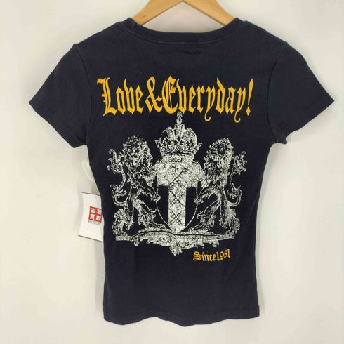イング INGNI Y2K 両面刺繍プリント ラインストーン S/S TEE レディース
