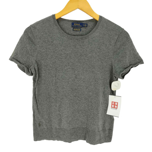 ポロラルフローレン POLO RALPH LAUREN PIMA COTTON S/S クルーネックニット レディース import:M