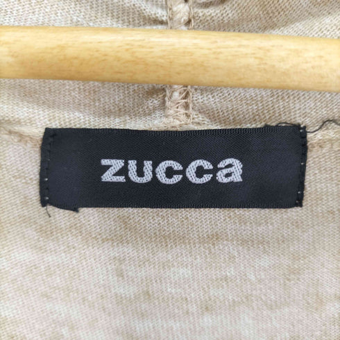 ズッカ ZUCCa クロップド 短丈 ギャザーカーディガン レディース JPN:M