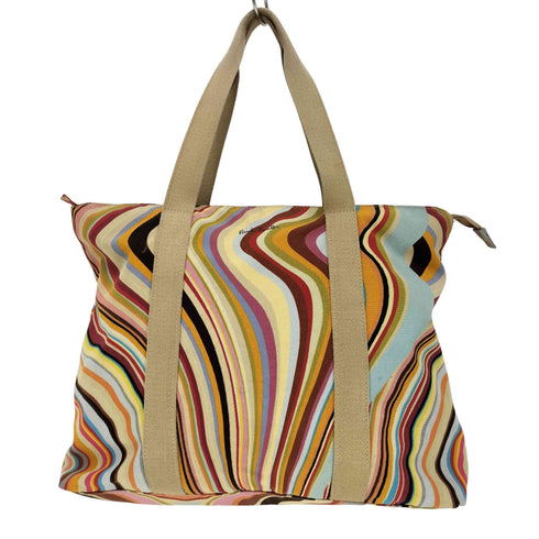 ポールスミス Paul Smith 総柄 マーブルキャンバストートバッグ レディース