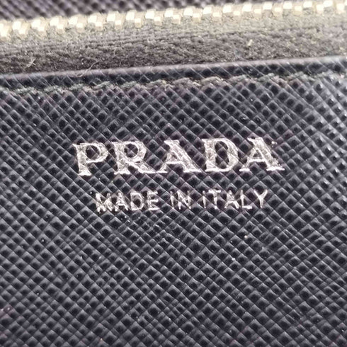 プラダ PRADA サフィアーノラウンドジップ 長財布 メンズ