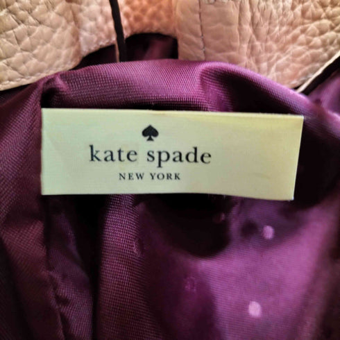 ケイトスペード Kate spade シボ革 レザートートバッグ レディース