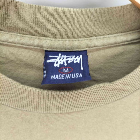 ステューシー Stussy USA製 紺タグ シングルステッチ アメ車 Tシャツ メンズ import:M