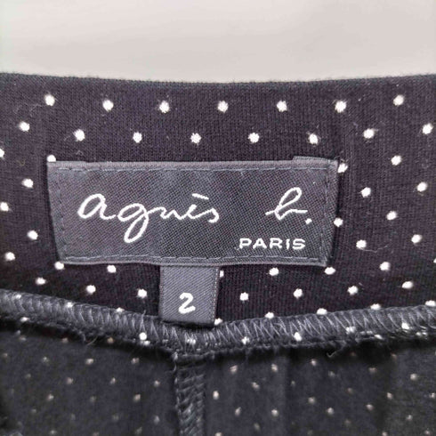 アニエスベー agnes b. ドット柄 ストレッチパンツ レディース 2