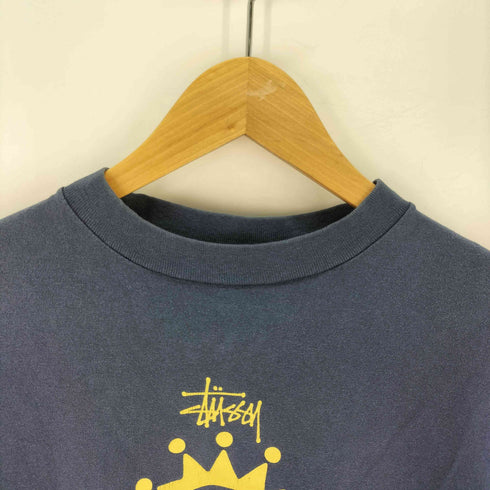 ステューシー Stussy USA製 白タグ シングルステッチ ロゴ Tシャツ メンズ import:M