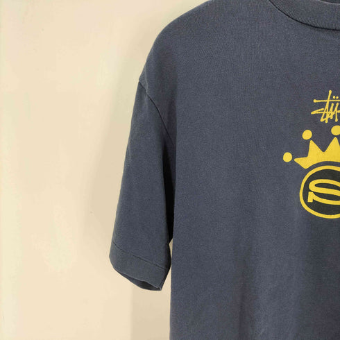 ステューシー Stussy USA製 白タグ シングルステッチ ロゴ Tシャツ メンズ import:M
