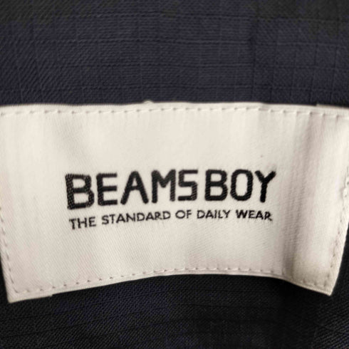 ビームスボーイ BEAMS BOY リップストップノーカラーコーチジャケット メンズ