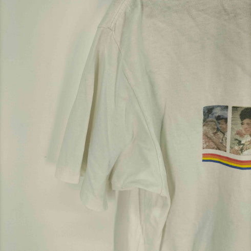 ステューシー Stussy USA製 赤青タグ シングルステッチ ハワイフォトプリントTシャツ メンズ import:M