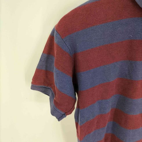 ラルフローレン RALPH LAUREN ポニー ボーダーポロシャツ メンズ import:M