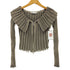 ザラ ZARA クロップドジップアップニット レディース import:M