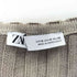 ザラ ZARA クロップドジップアップニット レディース import:M