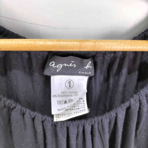 アニエスベー agnes b. ギャザーデザイン カットソー レディース 1