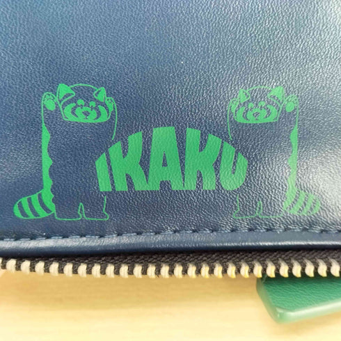 デザインティーシャツストアグラニフ Design Tshirts Store graniph IKAKU アニマル刺繍 二つ折り財布 レディース